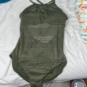 One piece bathing suit